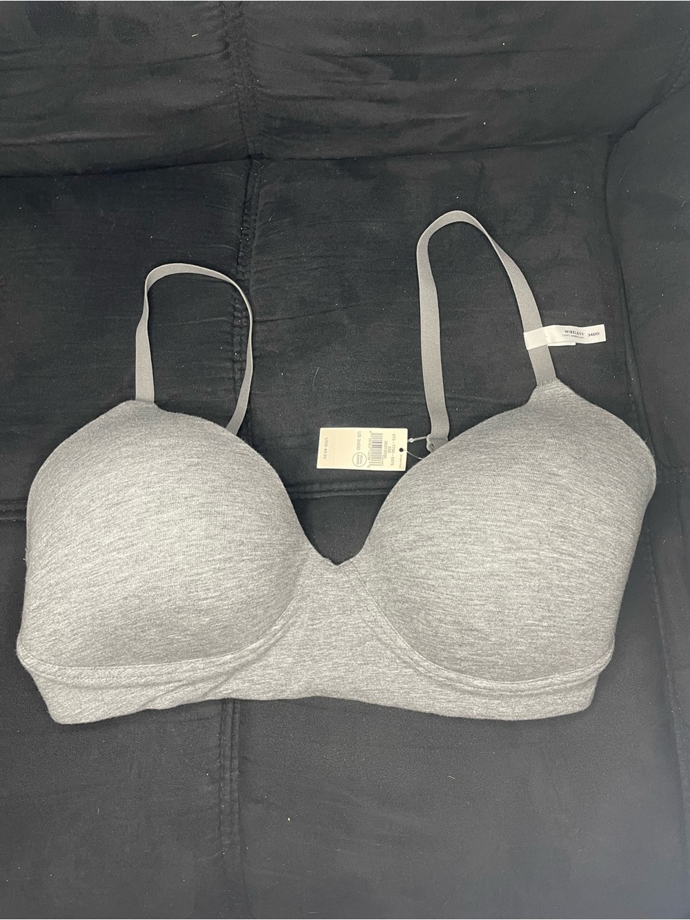 aerie Gray Lightly Padded T-Shirt Bra
